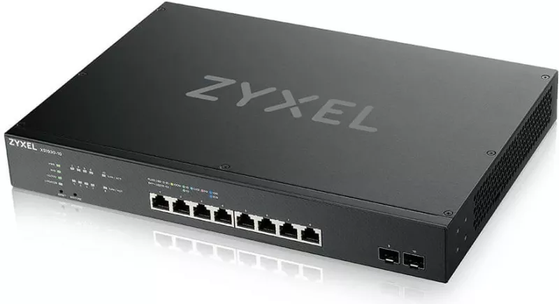 Switch Zyxel XS1930-10-ZZ0101F, Managed, L3, 10G Ethernet, Montim në rack, Ngjyrë e zezë