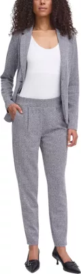 Pantallona për femra Ichi IHKATE JACQUARD PA8 20121601, blu [Madhësia: S]