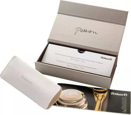 Stilolaps Pelikan Souverän 405, rrëshirë, majë ari/rodium, Bold, i zi