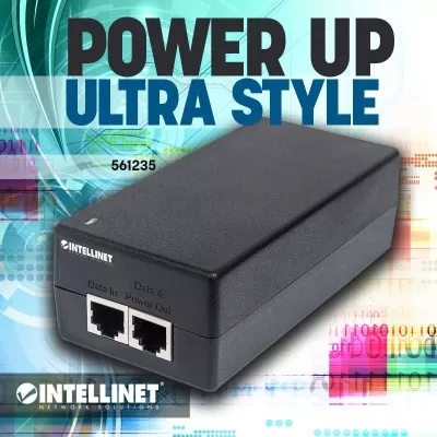 Switch rrjeti Intellinet 561235 Injector Ultra Poe, 60W
