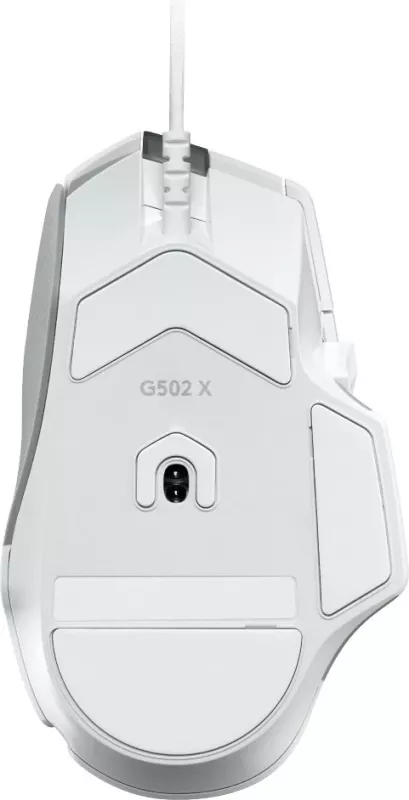 Maus gaming Logitech G502 X, USB, i bardhë