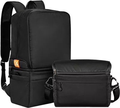 Çantë shpine/çantë krahu K&F Concept Alpha 22L, e zezë