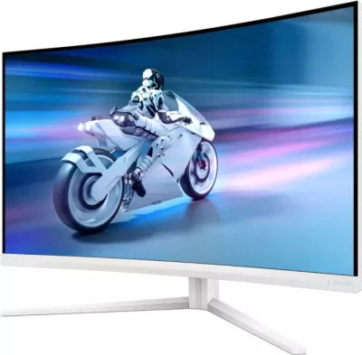 Monitor gaming Philips Evnia 32M2C5501/00 31.5\" Fast VA QHD 180Hz 1ms i lakuar HDR400 RGB, i bardhë