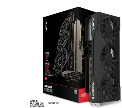 Kartë grafike XFX RX 9070 SWIFT OC 16GB GDDR6 e zezë