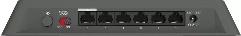 Switch D-Link DMS‑106XT, 6-Port, Multi-Gigabit, 2.5G Ethernet, gri