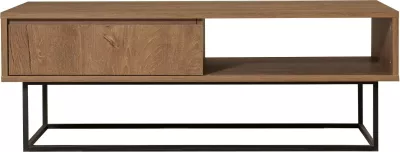 Set mobiljesh për dhomë dite Skye Decor, Laxus Takım 24, ngjyrë arre dhe e zezë