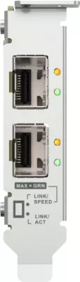 Kartë rrjeti QNAP QXG-10G2SF-X710 10GbE, 2 porta SFP+ (10G/1G), PCIe Gen3 x8, fanless, paketë 3 kllapa