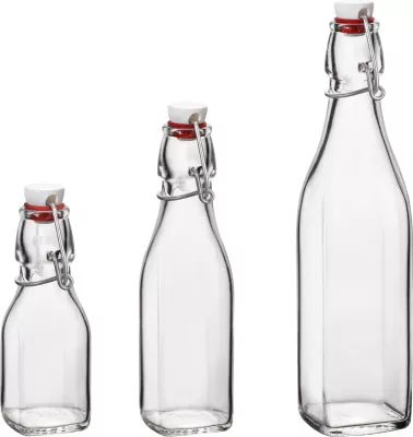 Shishe qelqi Bormioli Rocco Swing 500 ml, e tejdukshme, set 6 copë