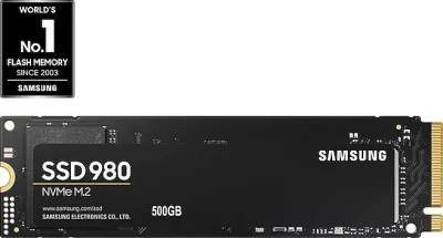 SSD Samsung 980, 500 GB, M.2, PCI Express 3.0, NVMe, i zi