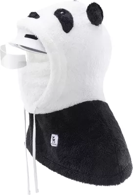 Balaklavë ski Qunature Panda, për fëmijë/të rritur, M, e zezë/e bardhë