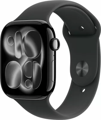 Smartwatch Apple Watch S11 Aluminium Cellular 46mm diamantschwarz sportarmband S/M
