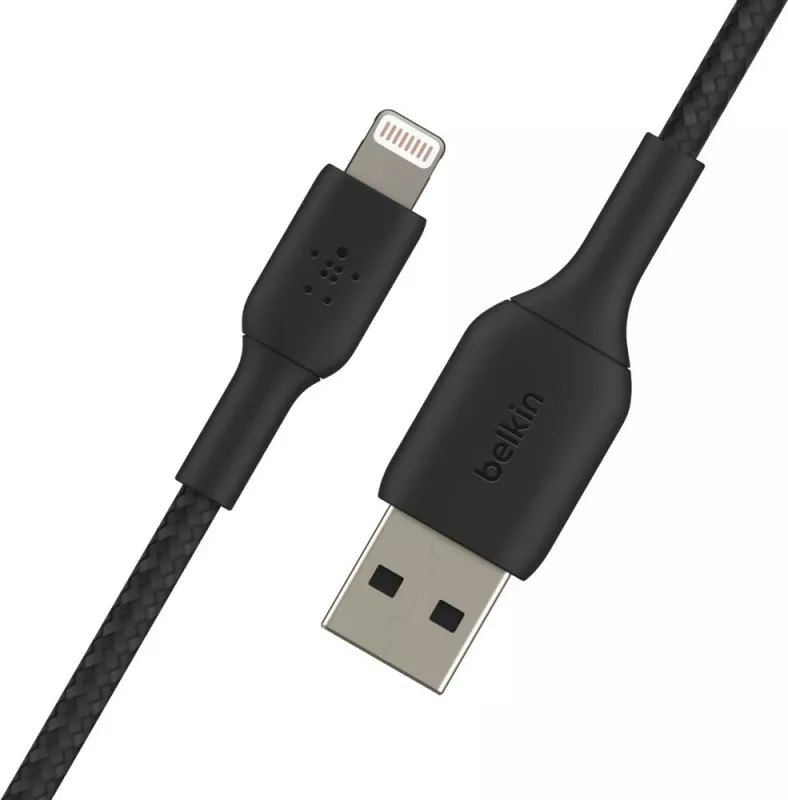 Kabllo Belkin CAA002BT1MBK, 1 m, Lightning, USB A, Ngjyrë e zezë