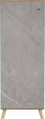 Dollap këpucësh ALVARO FH8954.11 melaminë, teksturë guri, 50x38x135 cm