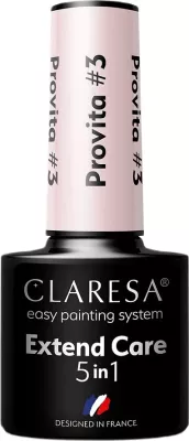 Bazë hibride për thonj Claresa Extend Care 5in1 Provita për femra, 5g