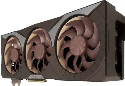 Kartelë grafike ASUS RTX 5080 Noctua OC Edition 16GB GDDR7, 3 ventilatorë, kafe