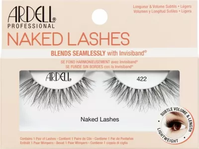 Qerpikë të rremë Ardell Naked Lashes 422 për femra, 1 copë, 422 Black