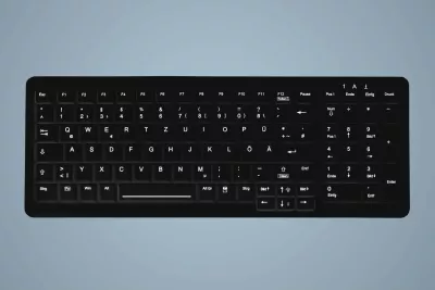 Tastierë Cherry Active Key AK-C7000, Wired, USB, QWERTZ, Ngjyrë e zezë