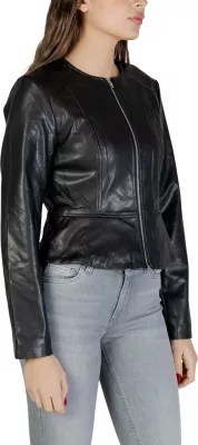 Jakne biker për femra Jacqueline de Yong Jdymisty Otw Sie 15353991, e zezë [Madhësia: XL]