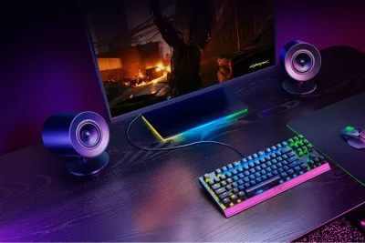Altoparlantë Razer Nommo V2 X, 2.0, Bluetooth, USB Type-C, zi