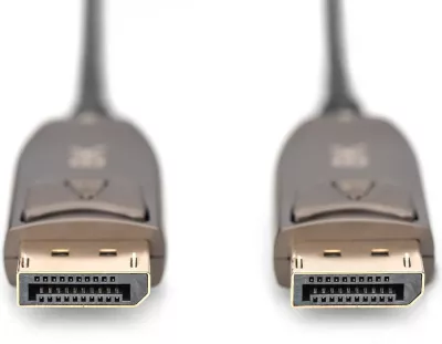 DisplayPort kabllo Digitus AOC Hybrid Fiber Optic 15m, UHD 8K, i zi