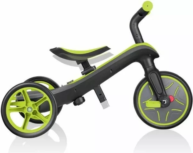 Biçikletë për fëmijë Globber Explorer Trike 4in1, e zezë dhe e verdhë