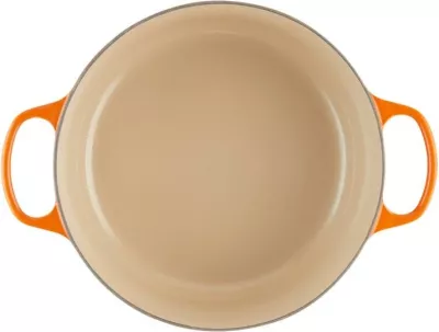 kaserolë gize Le Creuset Signature Round 24 cm 21177240902430, me kapak, e kuqe