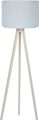 Llambë dyshemeje Opviq, 132 - US, e bardhë/krem, 145 cm