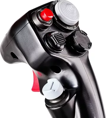 Dorezë joystick HOTAS Thrustmaster F-16C Viper Add-On Grip, 19 butona, metal, e zezë