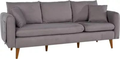 Divan treshe Atelier del Sofa, Sofia, ngjyrë gri