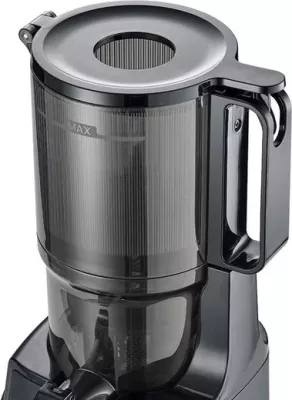 Shtrydhëse e ngadaltë CASO JuiceFit 3512 200 W, e zezë mat, set me 2 enë 800 ml