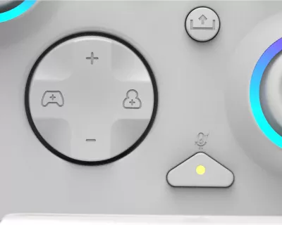 Gamepad PDP Afterglow Wave, Xbox Series X|S, PC, i bardhë