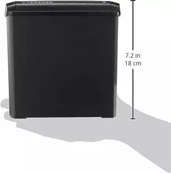 Shkatërrues letre Fellowes Powershred P-25S, 5 fletë, prerje shirit 7 mm (DIN P-1), kosh 11 L, i zi