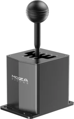 Kontrollor levë ndërrimi H, Moza Racing, RS039, për simulim gare, e zezë