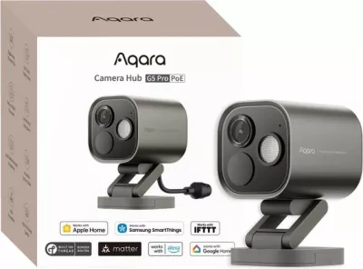 Kamerë hub Aqara G5 Pro PoE 4MP 2.6K IP65, e bardhë