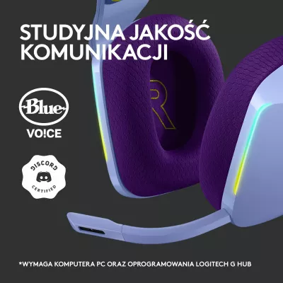 Kufje gaming Logitech G733 LIGHTSPEED (981-000890), wireless, 7.1 surround, USB, vjollcë