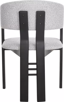 Karrige për ngrënie ZARRA FH9970.02 dru gome ngjyrë zezë-gri e lehtë 55,5x59x81,5Hcm., set prej 2 copë