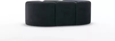 Pufë Alya, Atelier del Sofa, anthracite dhe rozë, set prej 2 copash