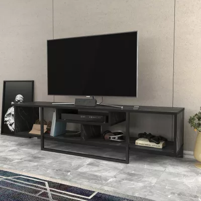 Komodinë TV Hanah Home, Asal 150, e zezë