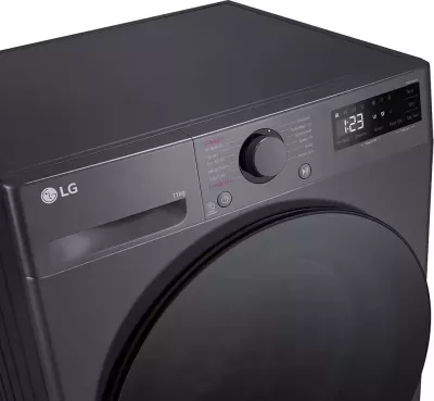 Lavatrice LG F4WR511S2M 11 kg 1400 rpm larje me avull klasa energjetike A e zezë