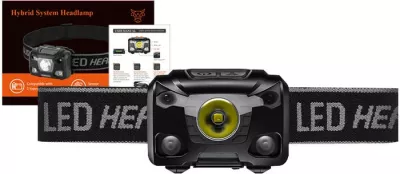 Dritë koke Superfire HL78, 320 lumen, USB-C, e zezë