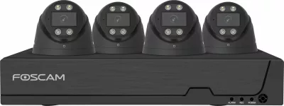 Set kamerash sigurie Foscam FN9108E-T4-2T, 4 kamera, recorder, 2TB, e zezë