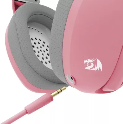 Kufje gaming wireless Redragon Ire Pro H848B 7.1 Surround, 2.4GHz/BT/3.5mm, rozë