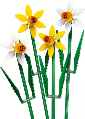 Set ndërtimi LEGO Daffodils, 216 copë, shumëngjyrësh