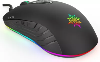 Maus gaming Inca IMG-348, 3200 DPI, 7 butona, USB, i zi