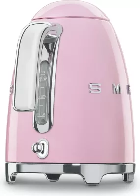 Ibrik elektrik SMEG KLF03PKEU, 1.7L, 2400W, rozë