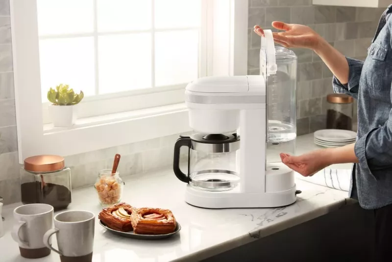 Makine kafeje drip KitchenAid 5KCM1208EWH, 1.7L, e bardhë