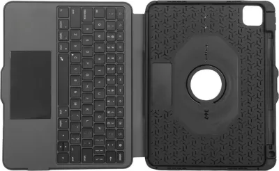 Mbështjellës me tastierë Targus Versavu THZ967DE, Bluetooth, për iPad Air, gjermanisht, e zezë