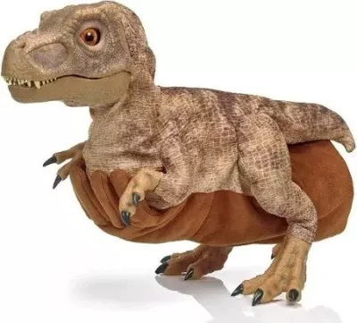 Kukull interaktive WOW Stuff Puppetronic Real FX Baby T-Rex Jurassic Park, bronzi