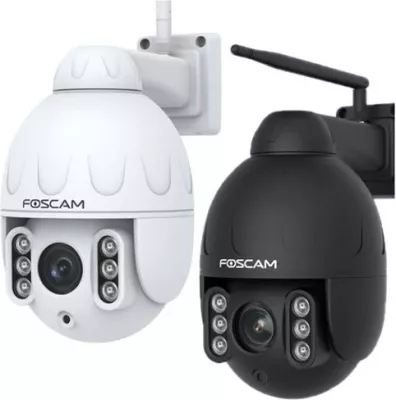 Kamerë IP Foscam SD4-W, dome, wireless, 4x zoom, e bardhë