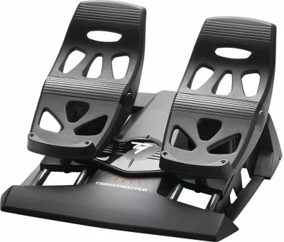 Pedale rudder fluturimi Thrustmaster TFRP, USB/RJ12, për PC/PS4/Xbox
